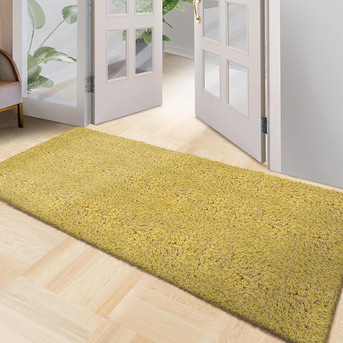 Premium Microfiber Indoor Door Mat – 36"x72" Washable Entry Mat, Waterproof by RugMast
