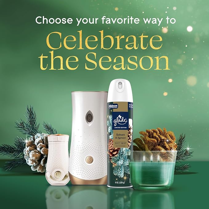 Glade PlugIns Refills Air Freshener, Balsam & Spruce, Scented and Essential Oils - Image 7