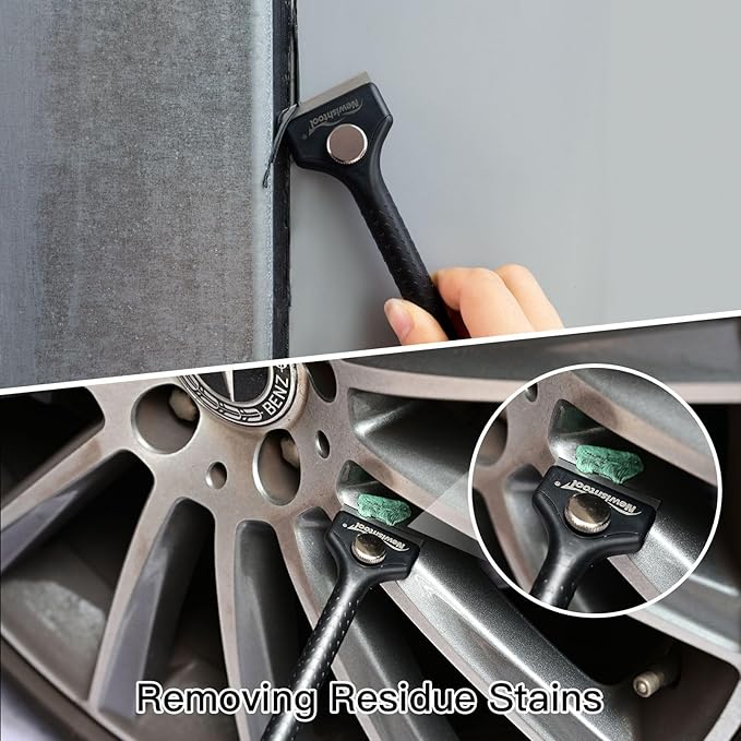 NEWISHTOOL Long Handle Scraper Tool Kit includes 2 Pcs Razor Blade Scraper and - Image 4