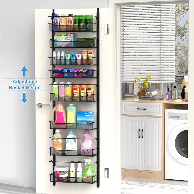 Over the Door Pantry Organizer, 8-Tier Over the Door Organizer - Image 2