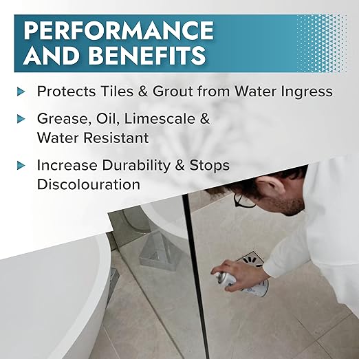 Polar Tile & Grout Sealer Clear Aerosol Spray - Image 4