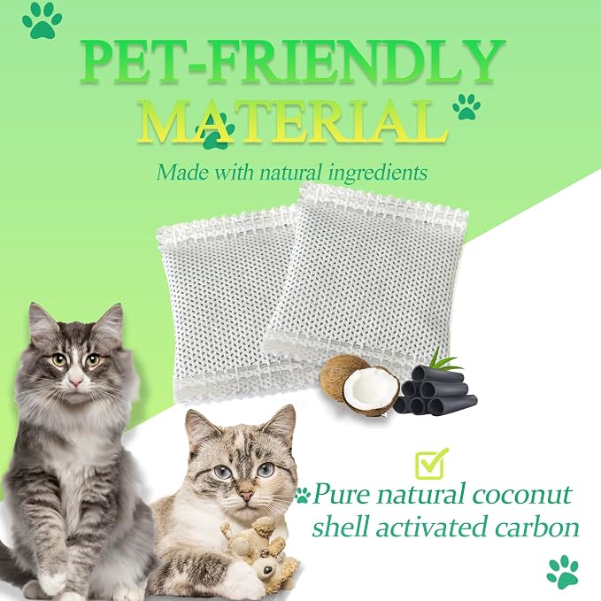 12 Pack Odor Eliminator for PuraMax Self-Cleaning Cat Litter Box, Natural - Image 4