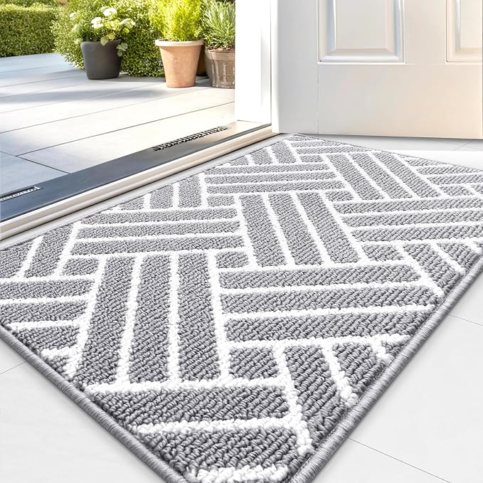 OLANLY Indoor Door Mat, 32x20 Inch, Dirt Resistant and Absorbent, Non-Slip by OLANLY