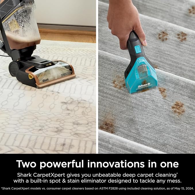 Shark CarpetXpert HairPro with StainStriker, Upright Carpet, Area Rug & - Image 2