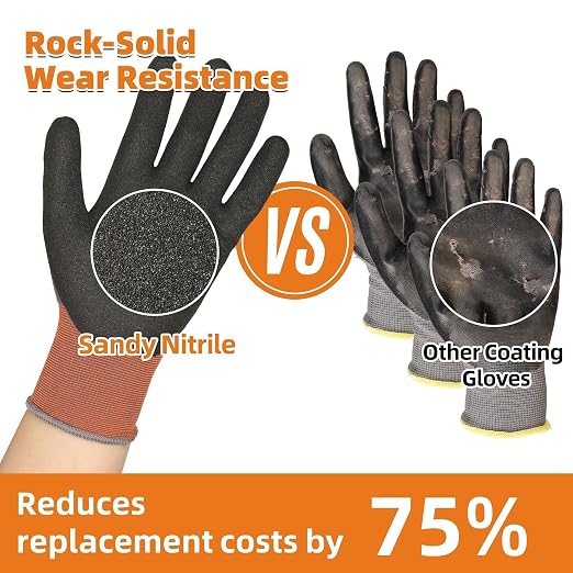 Schwer 6 Pairs Safety Work Gloves - Image 3