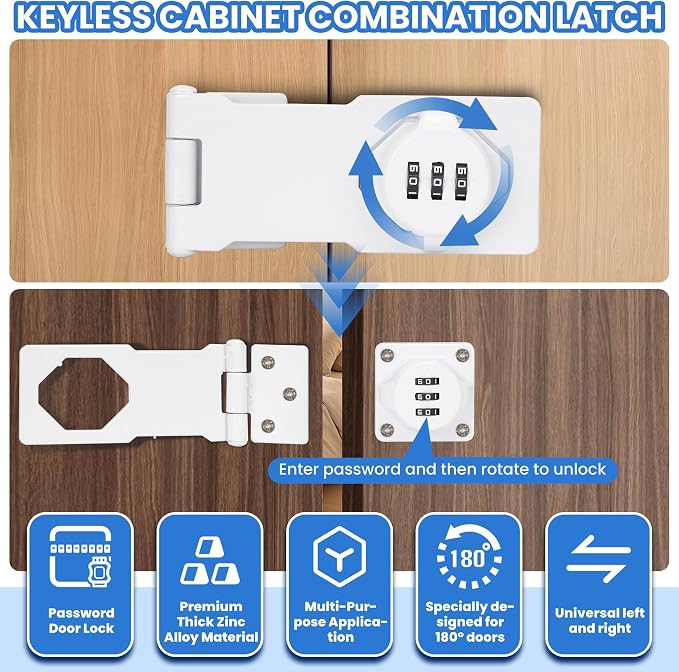 Keyless Cabinet Lock with Combination Code - Image 3