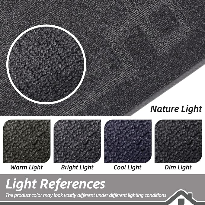 BEQHAUSE Door Mat 36" x 60", Non-Slip Door Mats Indoor Entryway Rugs Washable - Image 6