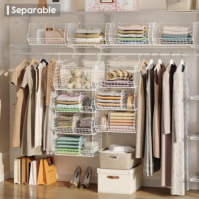 5 Tier Extra Large Closet Hanging Shelves - Image 2