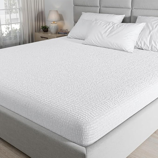 PAULATO BY GA.I.CO King Waterproof Mattress Protector – Mattress Cover - Image 2