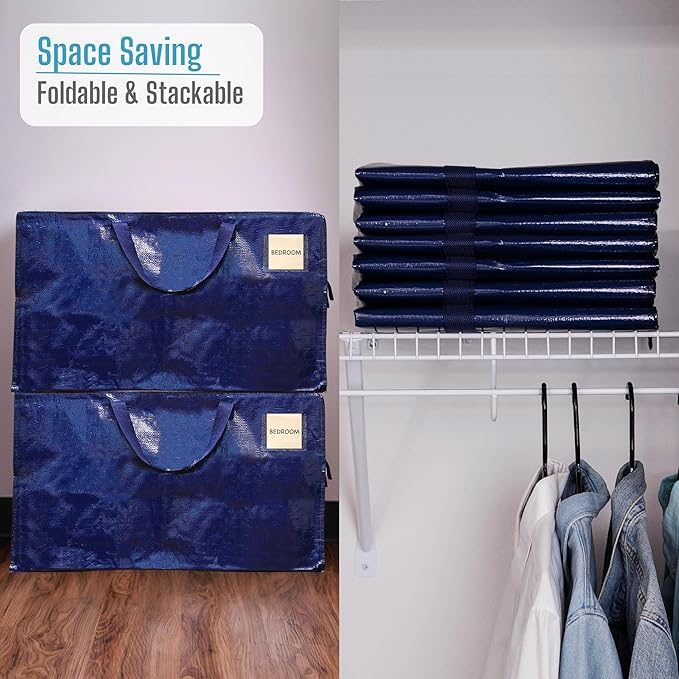 VENO 10 Pack Moving and Storage Bags, Heavy Duty, Alternative to Moving Boxes - Image 8