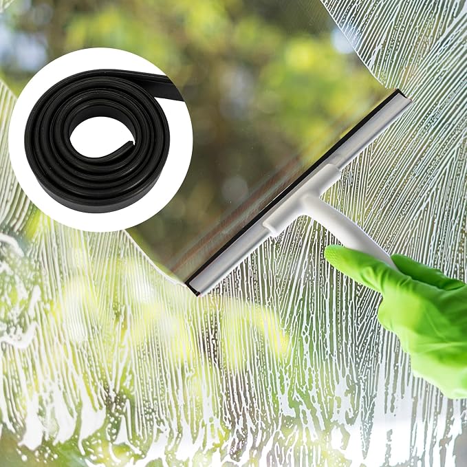 4 Rolls Rubber Replacement Blades, 41 Inch Squeegee Blade x3, 18 Inch x1 - Image 5