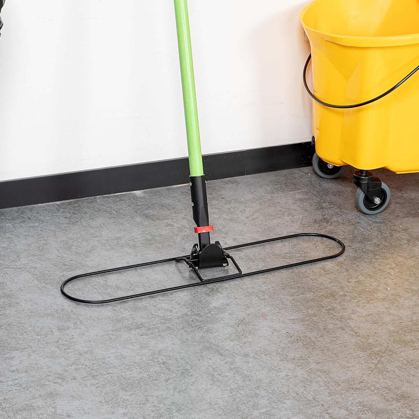 Restaurantware-MOP FRAME ONLY: Clean Tek Professional 24 x 5 Inch Dust Mop Frame, 1 Snap-On Wire - Dust Cleaning Head And Handle Sold Separately, For Home Or Office, Iron Wire