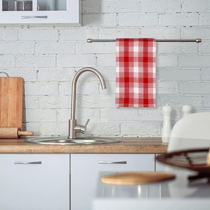 Kitchen Towels Set of 6 Soft Premium Cotton Highly Absorbent Dish Towels 20X30 - Image 3