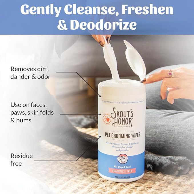 SKOUT'S HONOR Pet Grooming Wipes - Image 5