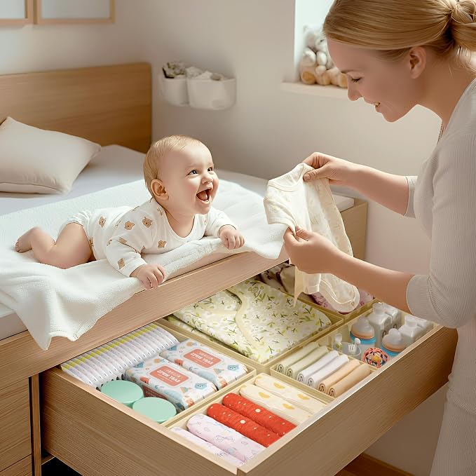 DIMJ Drawer Organizer Clothes - Image 3