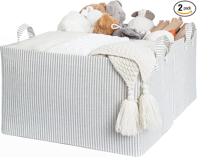 StorageWorks 45L Large Storage Bins by StorageWorks