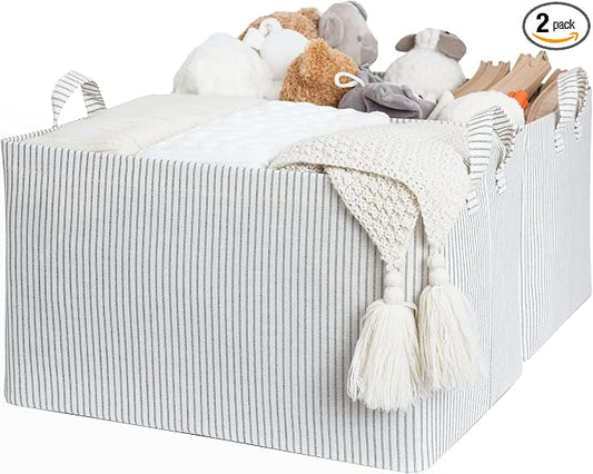 StorageWorks 45L Large Storage Bins by StorageWorks