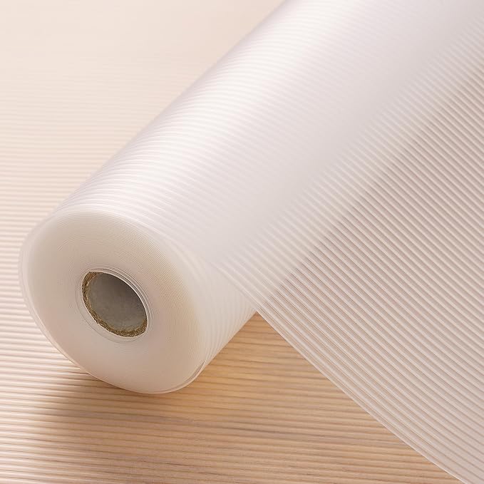 Shelf Liner Non Slip, Non Adhesive Cabinet Liner, Waterproof Drawer Liner by KIAIEIU