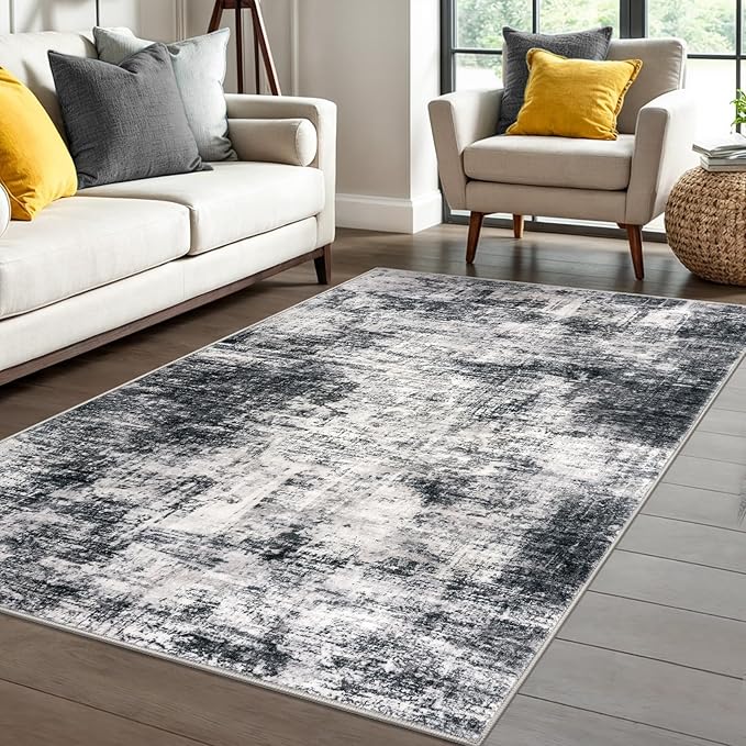 IOHOUZE Abstract Area Rug 4x6 Ft Washable Rugs by iOhouze