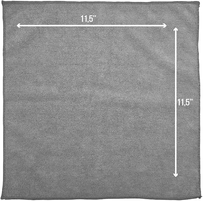 GREEN LIFESTYLE Chamois Cloth, Microfiber Cleaning Cloth 50 Pack, Borderless - Image 6