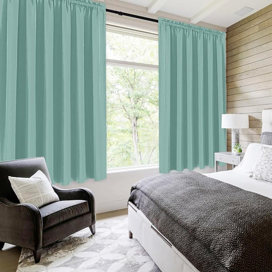 DWCN Blackout Curtains for Living Room Thermal Insulated, Energy Saving & Noise - Image 2