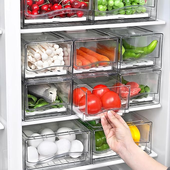 2 Pack Large Capacity Fruit Storage Containers - Image 3