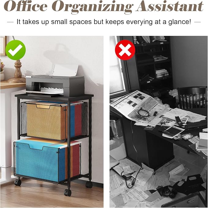 Letter/Legal Rolling File Cart - Image 7