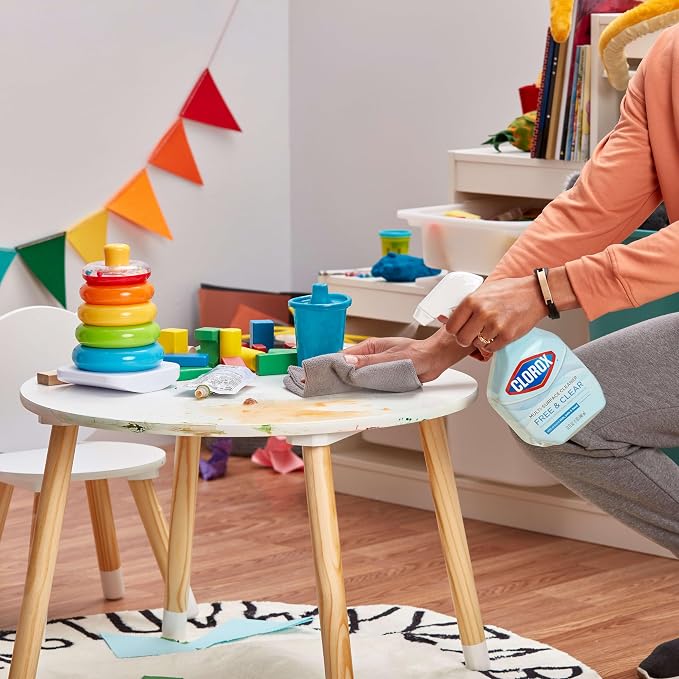 CLOROX Free & Clear Multi Surface Cleaner, Spray Bottle, Fragrance Free - Image 8