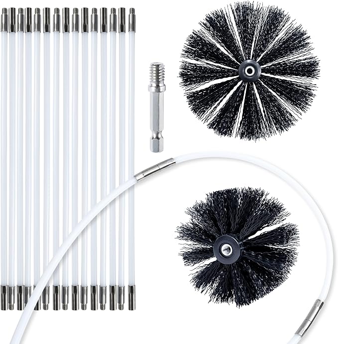 HOKLNUSE Dryer Vent Cleaner Kit Chimney Sweep Cleaning Tools Pellet Stove by HOKLNUSE