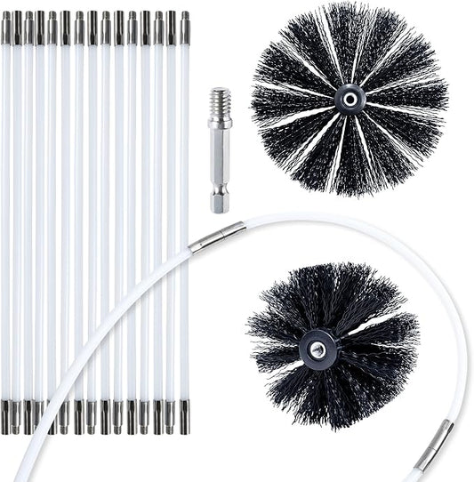 HOKLNUSE Dryer Vent Cleaner Kit Chimney Sweep Cleaning Tools Pellet Stove by HOKLNUSE