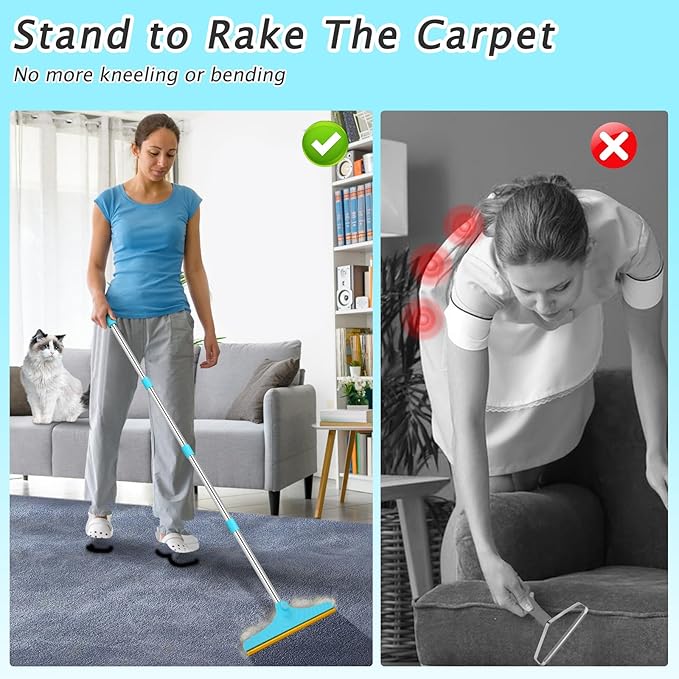 Carpet Rake for Pet Hair Removal - Image 3