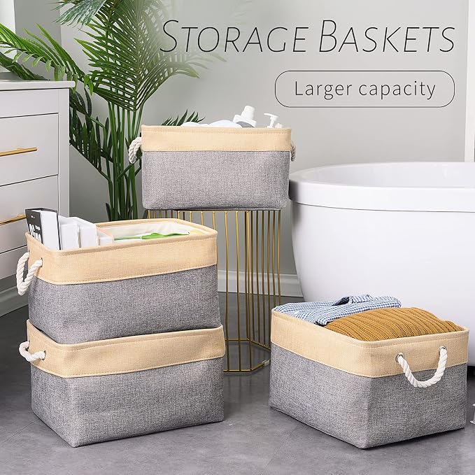 TcaFmac Cube Storage Bin, Storage Baskets - Image 4