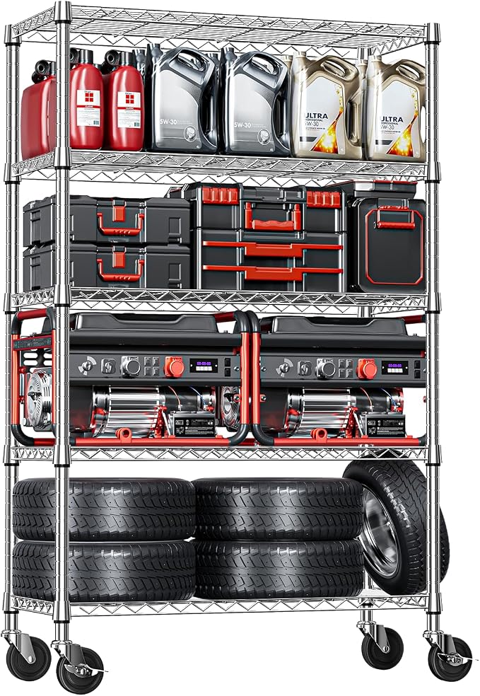 IZEUK 5-Tier Storage Shelving Unit by IZEUK