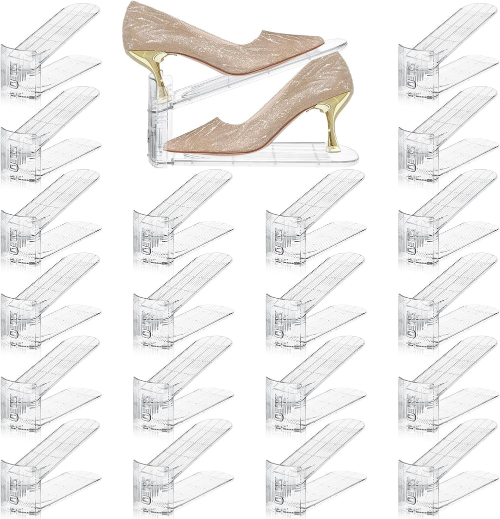 FENRUNXU Shoe Slots Organizer for Closet,36 Pack Shoe Stacker Shoes Rack Orga...