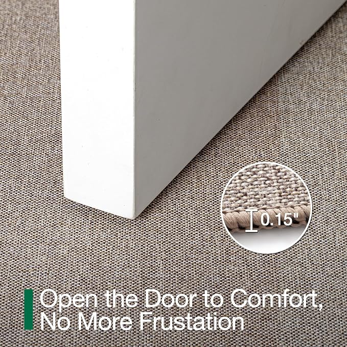 LUMI Ultra Thin Door Mat for Entryway, Easy Clean Welcome Entrance Mat for - Image 4