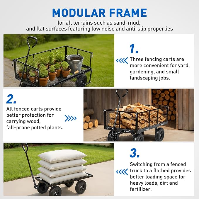 Yesker Steel Garden Carts - Image 5