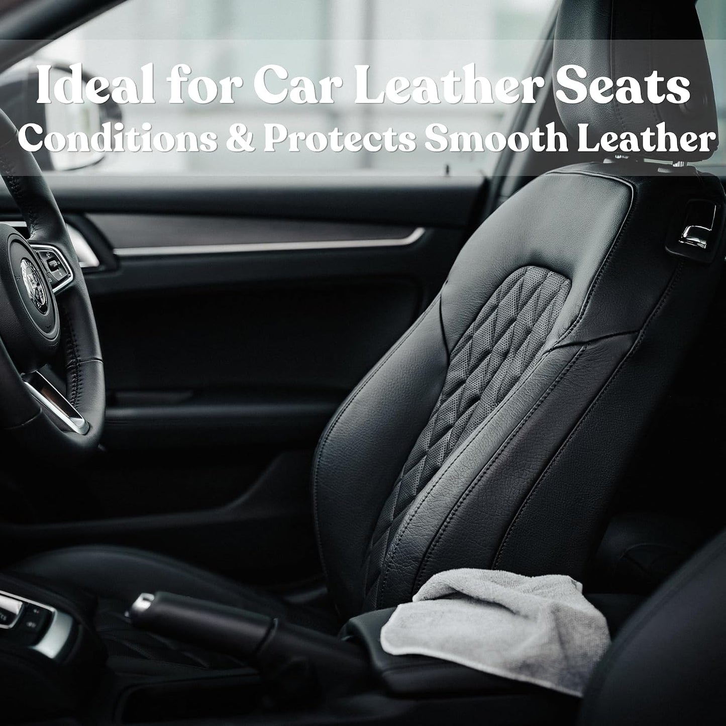 Beeswax Leather Conditioner Restorer & Polish - Hand Poured British Beeswax Balsam CLEANS SEALS and PROTECTS Handcrafted in Wales UK Rich Natural Leather Conditioner and Leather Restorer 3.50 Fl Oz