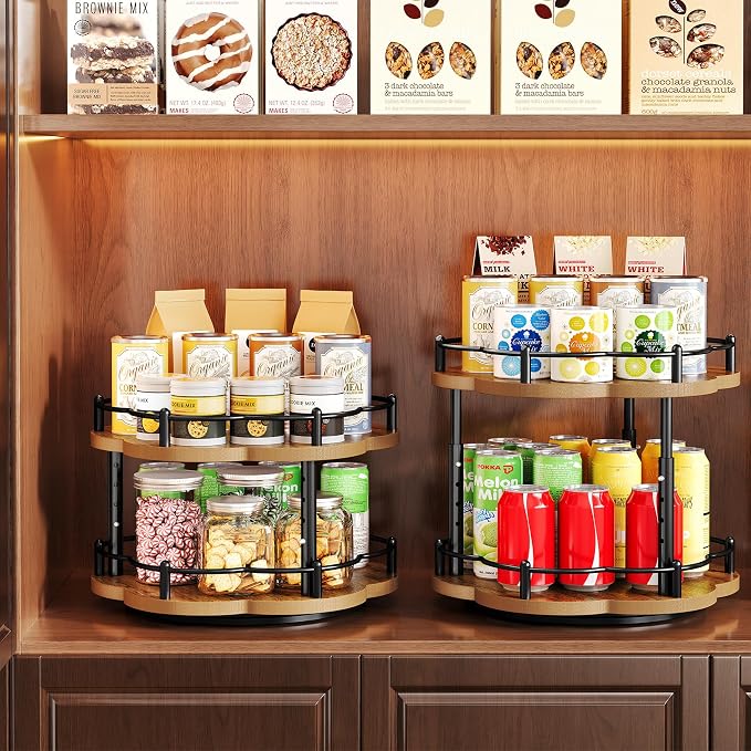 Lazy Susan Spice Rack Organization - Image 9