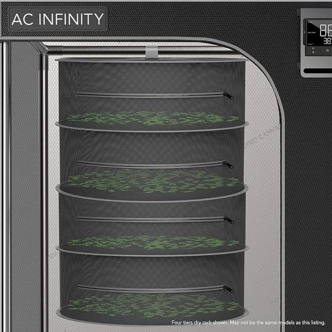 AC Infinity Herb Drying Rack, 2-Layer Hanging Mesh Net - Image 6