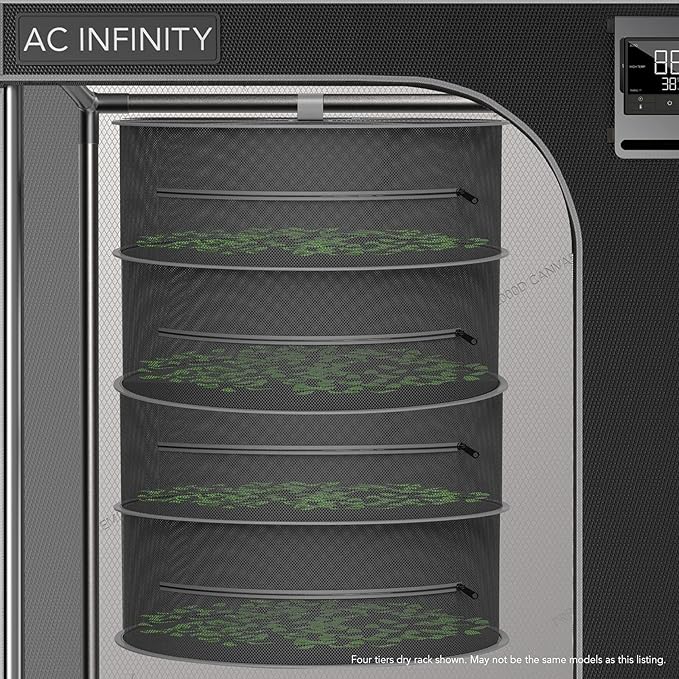 AC Infinity Herb Drying Rack, 6-Layer Hanging Mesh Net - Image 6