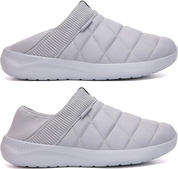 KUBUA Slippers for Men and Womens Indoor House Shoes Plush Slip on Outdoor - Image 2