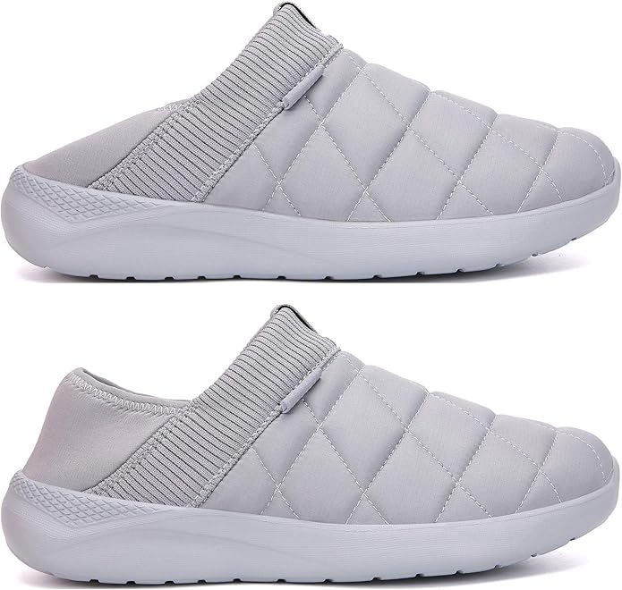 KUBUA Slippers for Men and Womens Indoor House Shoes Plush Slip on Outdoor - Image 2