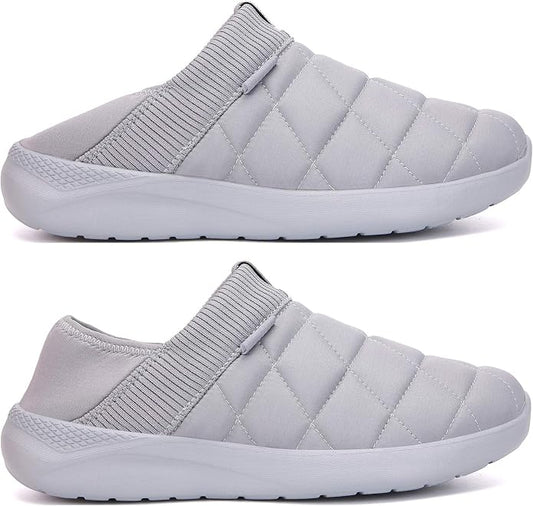 KUBUA Slippers for Men and Womens Indoor House Shoes Plush Slip on Outdoor - Image 2