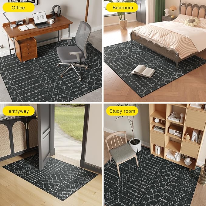 Office Chair Mat for Hardwood & Tile Floors, Non-Slip Floor Protector for - Image 7