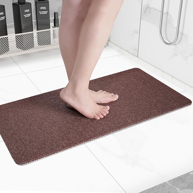 Non-Slip Bathtub Mat, Anti Slip Shower Mat, Fast Drying Bathtub Mats, Foot by Hargiis