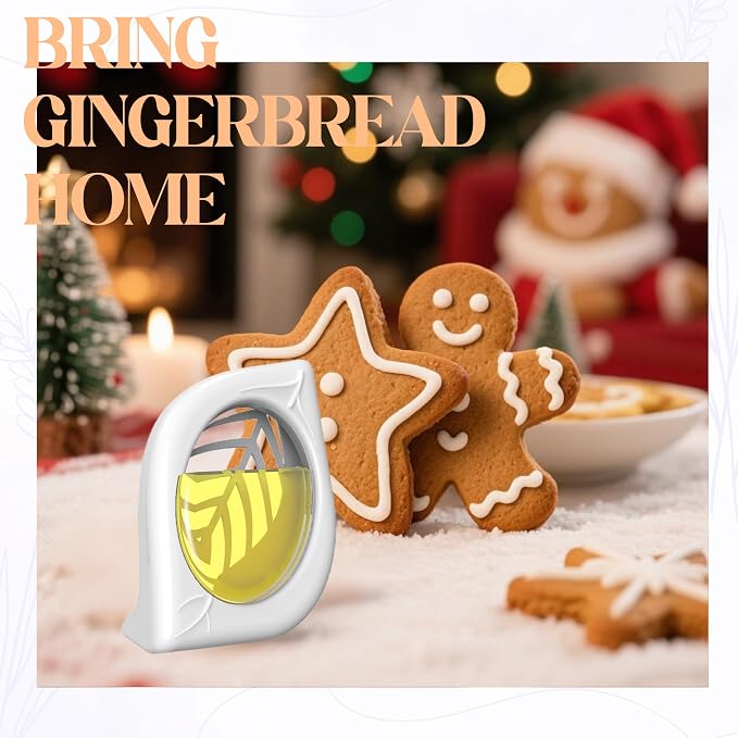Air Freshener for Home, 4 Pack, Gingerbread, Odor Eliminator for Small Area - Image 3
