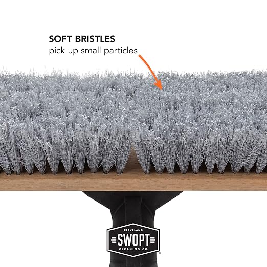SWOPT 24” Premium Multi-Surface Push Broom Head — Indoor and Outdoor Push Broom - Image 8
