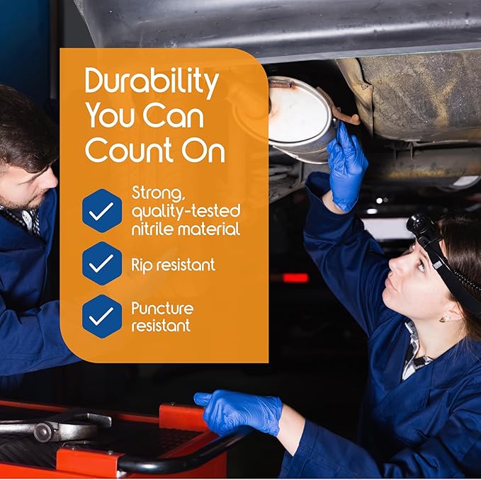 Inspire Nitrile Exam Gloves | The Original Quality Stretch Nitrile Cobalt Blue - Image 4