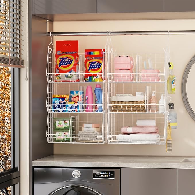 5 Tier Extra Large Closet Hanging Shelves - Image 6