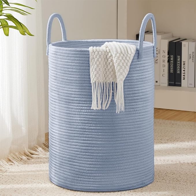 YOUDENOVA Laundry Hamper Basket, Woven 58L Tall Laundry Basket by YOUDENOVA